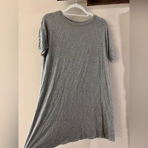 Silence and Noise grey t-shirt mini dress in grey
